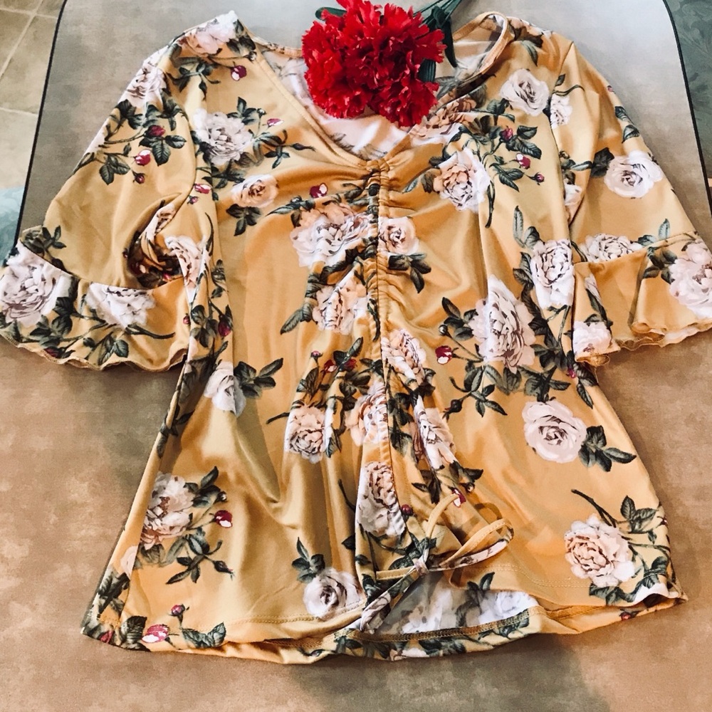 Floral Dressy Top
